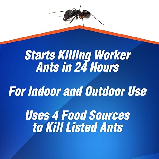Homeplus™ Ant Killer AB, Metal Bait Station, Ants Killer for House, Ant Traps Indoor & Outdoor, 12 Pack