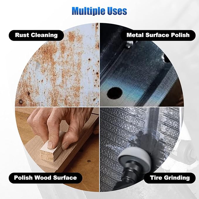 Sporacingrts Tire Repair Set Includes 2500rpm Low Speed Air Tire Buffer Tire Patch Roller Tire Inner Liner Scrapper 3Pcs Tungsten Steel Buffing Wheel 42mm 55mm