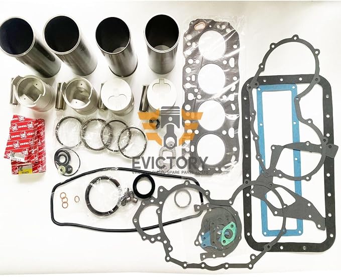 for Toyota 2J Engine Rebuild Repair kit + Piston + Full Head Gasket kit + Ring Set + Cylinder Liner + Main conrod Bearing