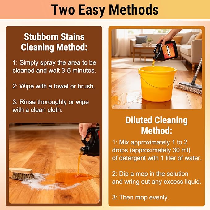 Solubril Tile Cleaner-Heavy Duty Solubrilho Floor Cleaner - 0.5L Heavy Duty Floor Cleaner, Multipurpose Powerful Stain Removing Liquid for Multi-Surface Use, Bathroom, Kitchen, Floors & Non-Slip