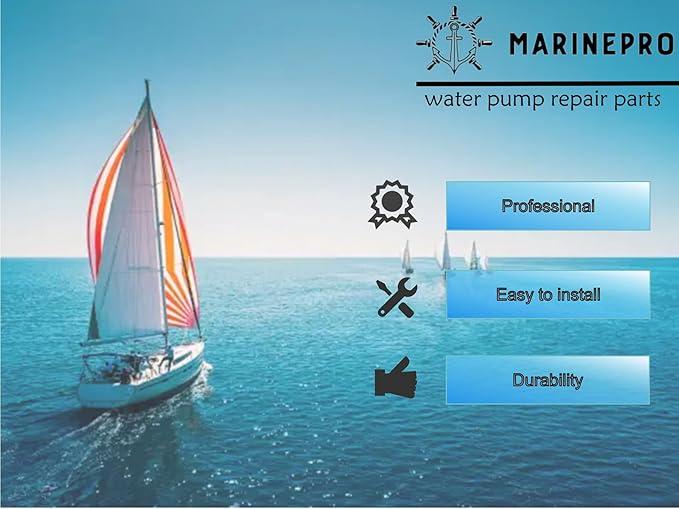 96148Q8 Water Pump Repair Kit for Mercury and Mercruiser Stern Drive and Mariner Outboards 75-225HP