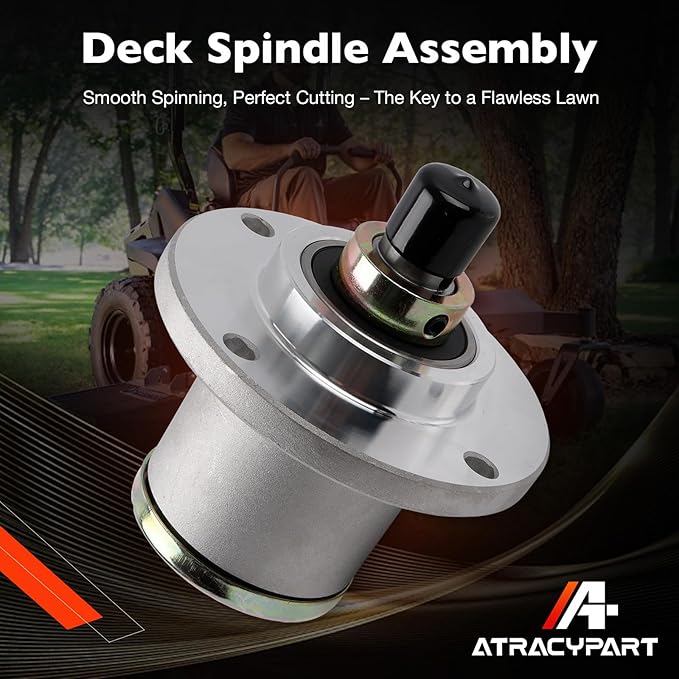 ATRACYPART 437-0006-00 Lawn Mower Deck Spindle Assembly Compatible with Spartan Mowers RZ, RZ Pro, RZ HD, RZ Tuff Torq 2017–2022 – Replaces 437000600 437 0006 00