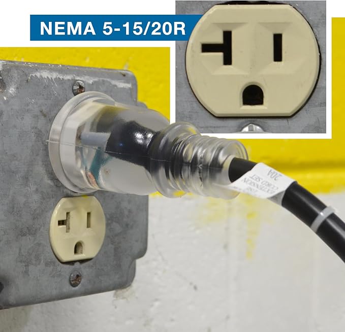 Conntek NEMA 5-20 Outdoor Extension Cords, 20 Amps 125 Volts