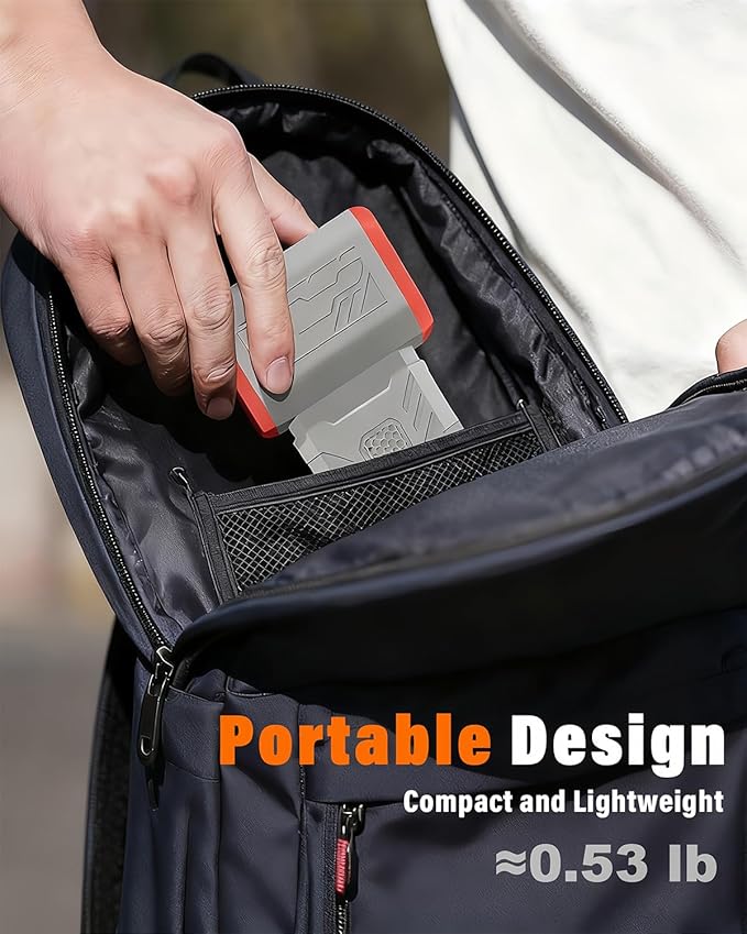 Compressed Air Duster, 130K RPM Powerful Cordless Electric Mini Blower with Display, 10-Gear Adjustable Jet Fan with Fast Charging, Rechargeable Air Blower for Home, Outdoor and Car (Gray, Blow)