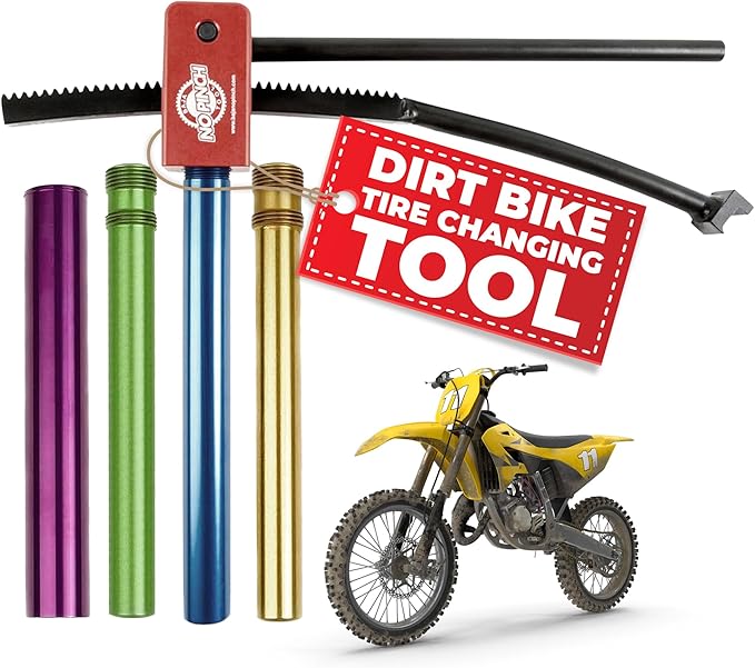 Baja No Pinch Original Ultimate Kit - Dirt Bike Tire Changing Tools for Enduro and Motocross - Compact Tire Changer for 16" to 21" Wheels - Ideal for Quick and Easy Mount - 15 mm to 25 mm Axles
