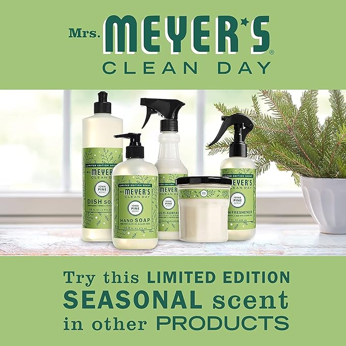 Mrs. Meyer's Clean Day Room Freshener, Iowa Pine (8 Fl Oz (Pack of 6))