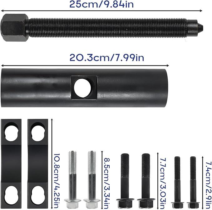 60050 Heavy Duty Yoke Puller Tool Kit for Class 6-8 Trucks & Semi Trucks,Commercial Yoke Removal Tool for Heavy Duty Transportation Equipment
