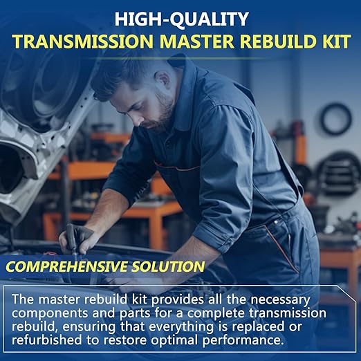 U240E U241E Auto Transmission Master Rebuild Kit with Clutch Discs Gasket Transmission Rebuild Kit Fits for 2000-2004 Avalon 3.0L, Fits for 2010-2014 Camry 2.5L, Replace OE T13600B U240E U241E