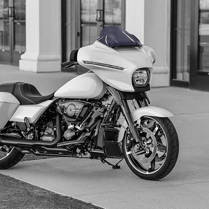 10" Windscreen Windshield Compatible with Harley Davidson Tuoring CVO Street Glide FLHXSE 2023 2024 FLHX/I 2024 for 2023 2024 Street Glide Accessories,Smoke