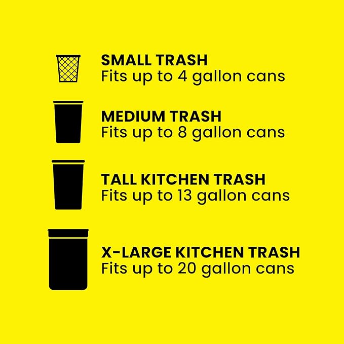Glad ForceFlex Tall Kitchen Trash Bags, 13 Gallon, Gain Original, 110 Count (Package May Vary)