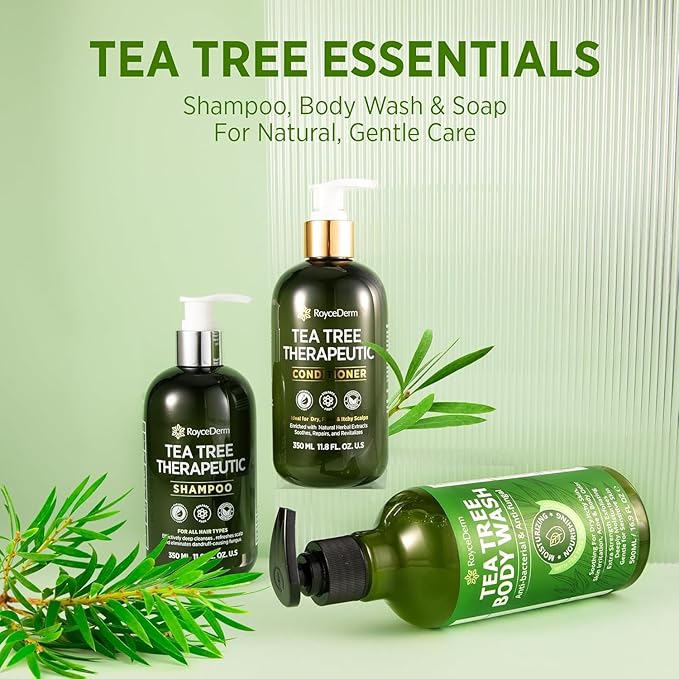 Antifungal Body Wash & Soap with Tea Tree Oil - 2 Pack Tinea Versicolor Body Wash for Back Acne, Folliculitis, For Jock Itch, Athletes Foot, Body Odor, Ringworm - 2 Pack