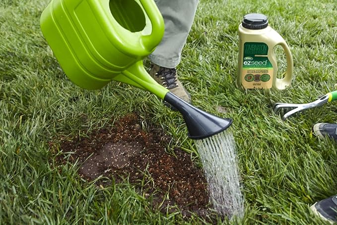 Scotts EZ Seed Patch & Repair Tall Fescue Lawns Combination Mulch, Grass Seed and Fertilizer for Bare Spots and Repair, Grows Anywhere, 3.75 lb.