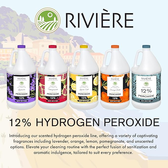 Rivière 12% Scented Hydrogen Peroxide, Gallon, Orange