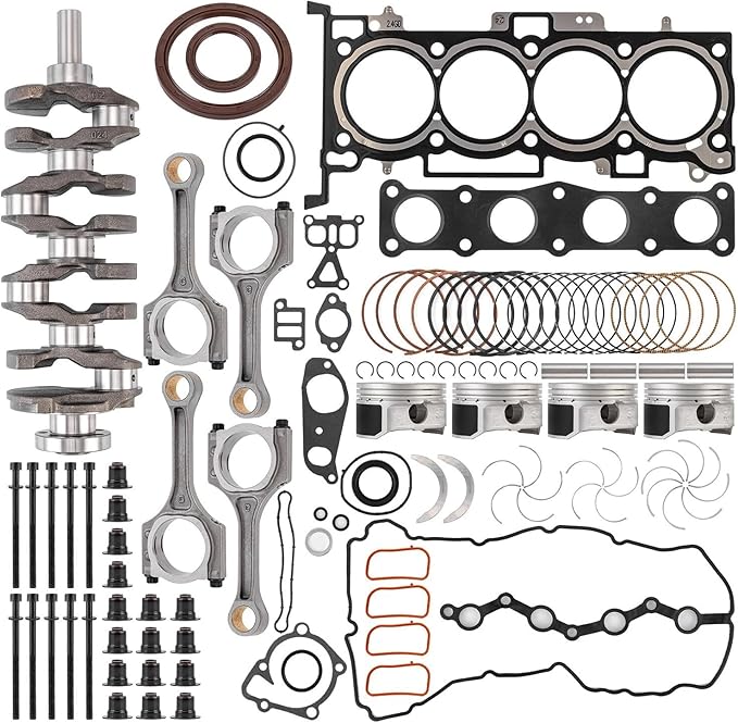 23510-25220 21020-25150 23111-2G230 G4KE Engine Overhaul Rebuild Crankshaft Con Rod Kit For Hyundai KIA Sorento 2.4L Engine Gasket Kit 23060-2G400 23510-25220
