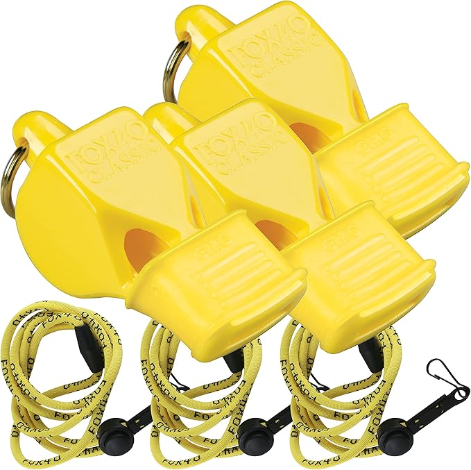 Fox 40 Classic CMG w/Breakaway Lanyard 3 Pack