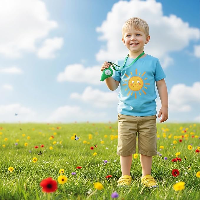 Kids Explorer Kit Compass Toy | Essential Outdoor Adventure Gear (Compass & Whistle Included) | Develops Sense of Direction, Gift for Boys & Girls