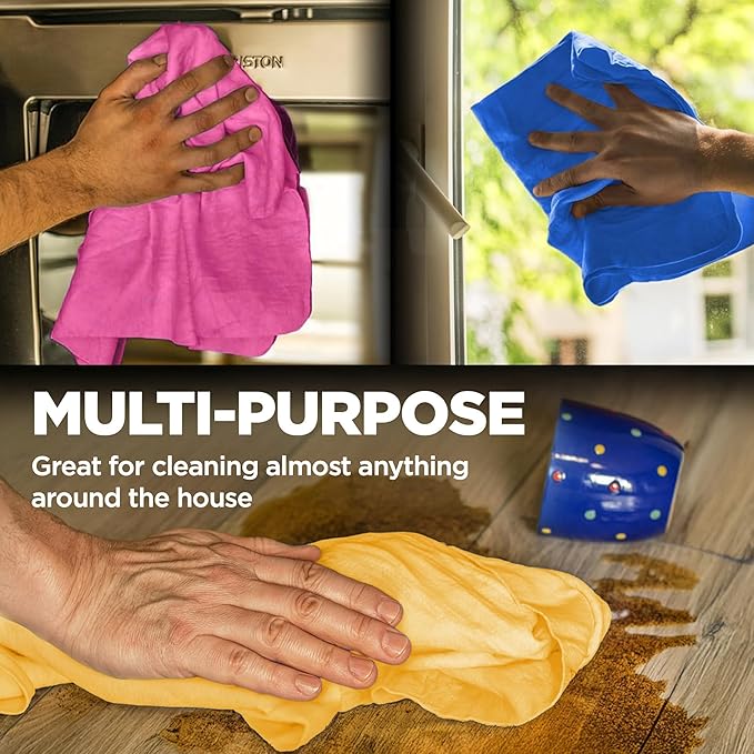 Premium 2pk +1 Free Shammy Cloth for Car Drying - 26"x17" - Super Absorbent Chamois Towel - Scratch-Free, Reusable & Soft Wash Cloth - Car Drying Towels