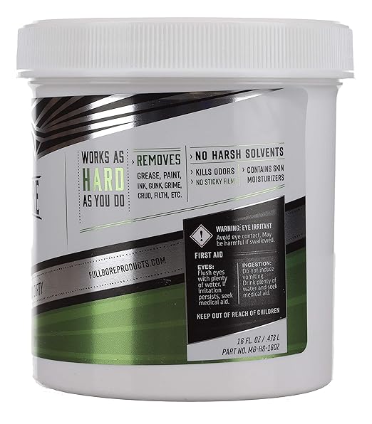 Extreme Green Power Hand Scrub, 16 oz Jar (Formerly Mean Green) - Removes Oil, Grease, Dirt, Filth without Harsh Chemicals