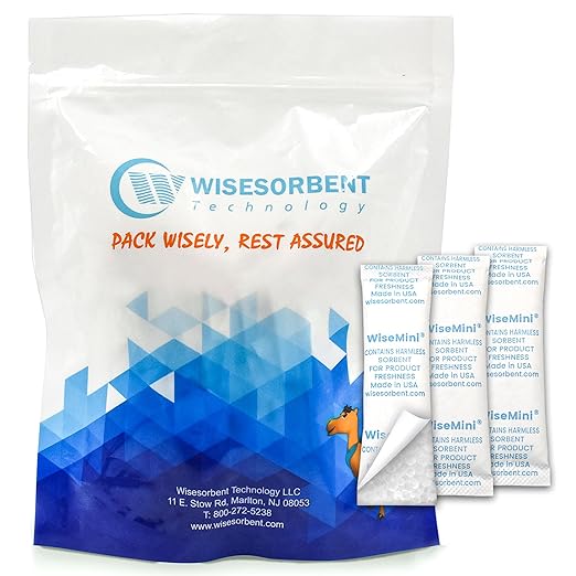 1500pcs 5 Gram Premium Silica Gel Packets, Food Safe Desiccant Packs, Desiccant Moisture Absorbers for Storage