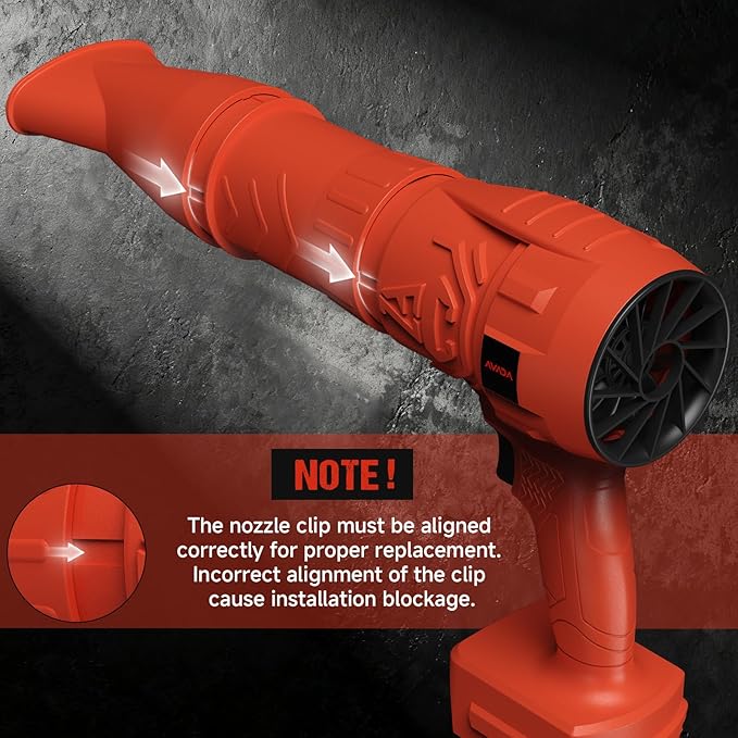 Electric Leaf Blower Cordless for Milwaukee M18 18V Battery, Handheld Leaf Blowers for Lawn Care, Blowing Leaves & Dust, Turbo Jet Blower Dryer, Battery Powered Mini Leaf Blower (Battery Not Included)