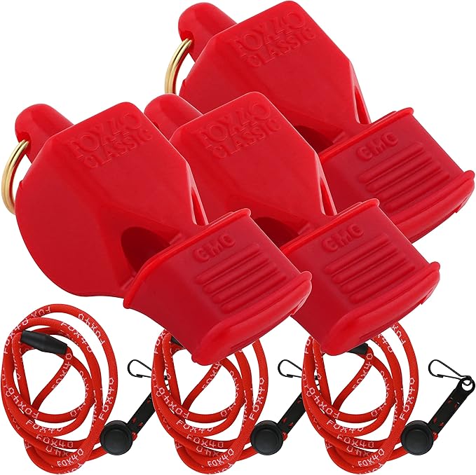 Fox 40 Classic CMG w/Breakaway Lanyard 3 Pack