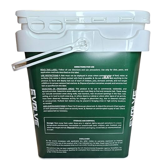 Evolve Rat Birth Control Soft Bait Sausages – 12 lbs | Not a Poison, Long-Term Population Management