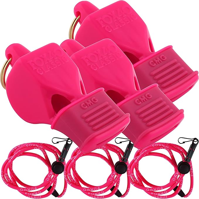 Fox 40 Classic CMG w/Breakaway Lanyard 3 Pack