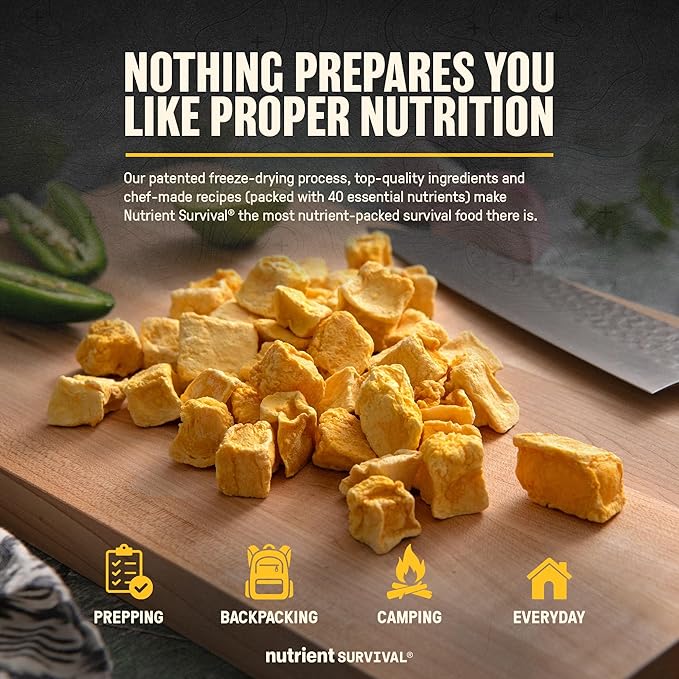 Freeze-Dried Mangoes β #10 Can | 25-Year Shelf Life | Emergency Food Storage & Snacking