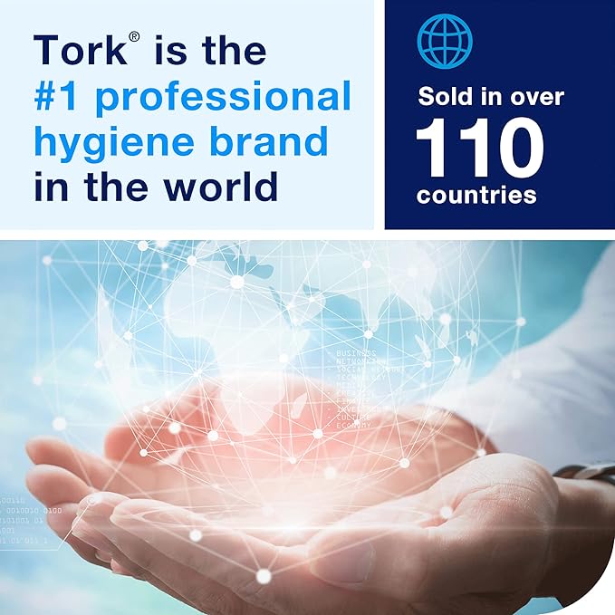 Tork Liquid Skincare Dispensers for Liquid Soap and Hand Sanitizer Black S1, Economical, Elevation Range, 570028A (Pack of 6)
