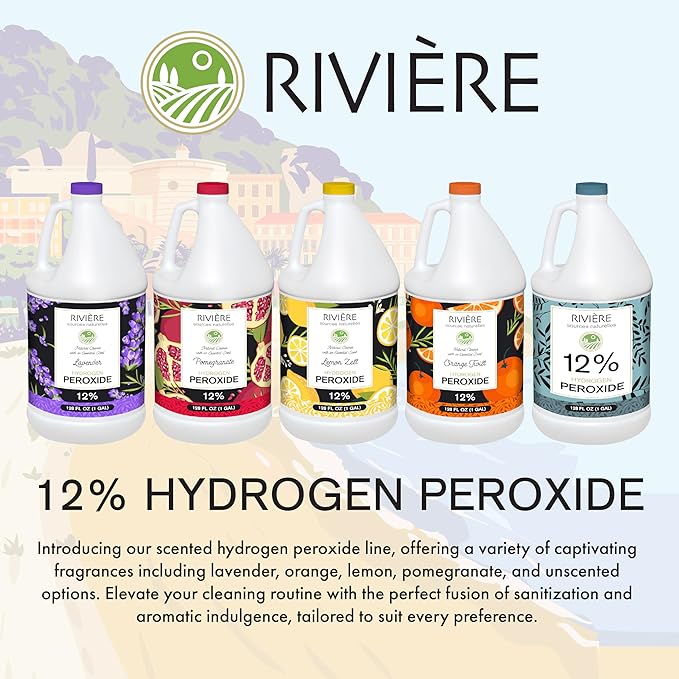 Rivière 12% Hydrogen Peroxide, 2 Gallons