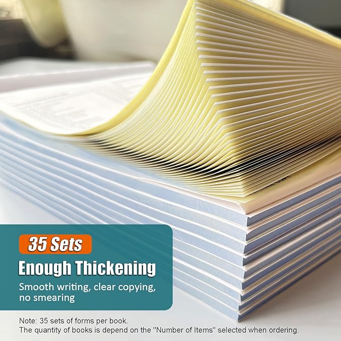 Detailed Driver's Vehicle Inspection Report, 5 Pack, Daily Pre Trip Inspection Book for Trucker, 2-Ply Carbonless, 35 Sets of Forms per DVIR Log Book for Truck Drivers, 8.5" x 5.5"