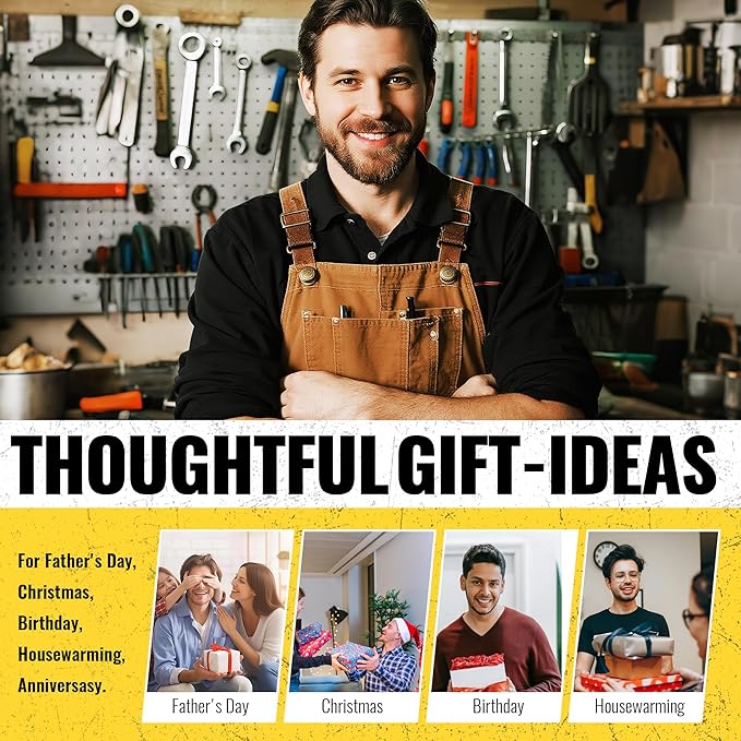 Large Power Tool Organizer Wall Mount, Heavy Duty Metal Tool Storage Rack Loads 400lbs, 8 Cordless Drill Holder 4 Layer, Battery Tools Hanger with Charging Station Shelf for Garage Organization