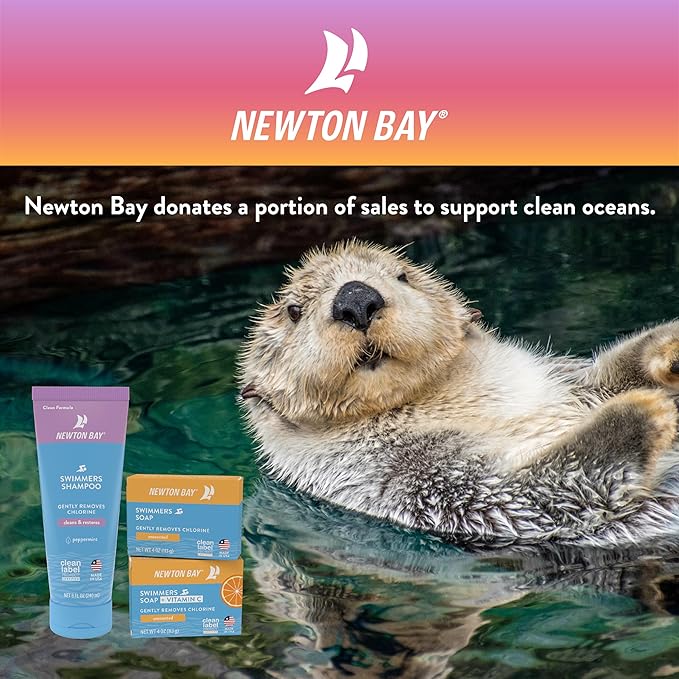 Swimmers Soap + Vitamin C | All Natural Body and Face Wash Soap Bar | Neutralizes and Washes Away Chlorine After Swimming | Revitalizes Sensitive Skin | Single 4 Ounce Soap Bar