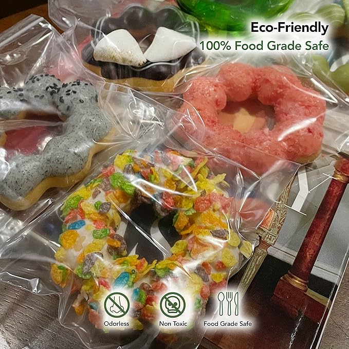 Zip Bags – 4x4 Inches (1000 Count), 2 Mil – Clear Plastic Reclosable LDPE Poly Baggies with Resealable Lock Seal Zipper – For Snacks, Sandwiches, Cookies, Candies, Treats, Pastries, Party
