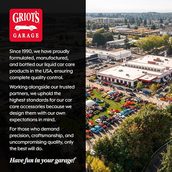 Griot's Garage G9 Random Orbital Polisher 10901 – 1000-Watt Dual Action Buffer for Car Detailing, Polishing, Waxing, Swirl and Scratch Removal – 6" Backing Plate, Variable Speed, Ergonomic Grip