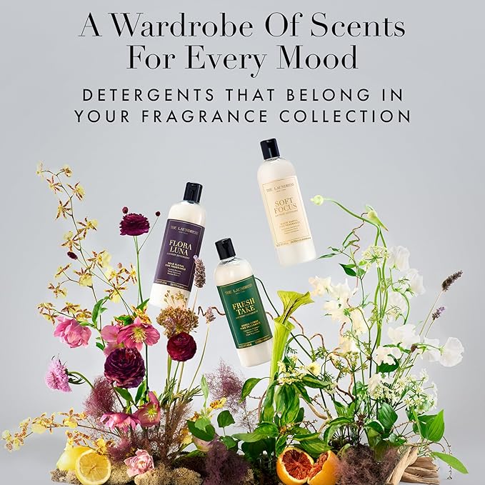The Laundress Flora Luna Luxury Laundry Detergent, Long-lasting Fragrance up to 7 Days of Scent, BioRadiance Enzyme Technology, Keep Clothes Vibrant for Longer, USDA Biobased, 15 Loads