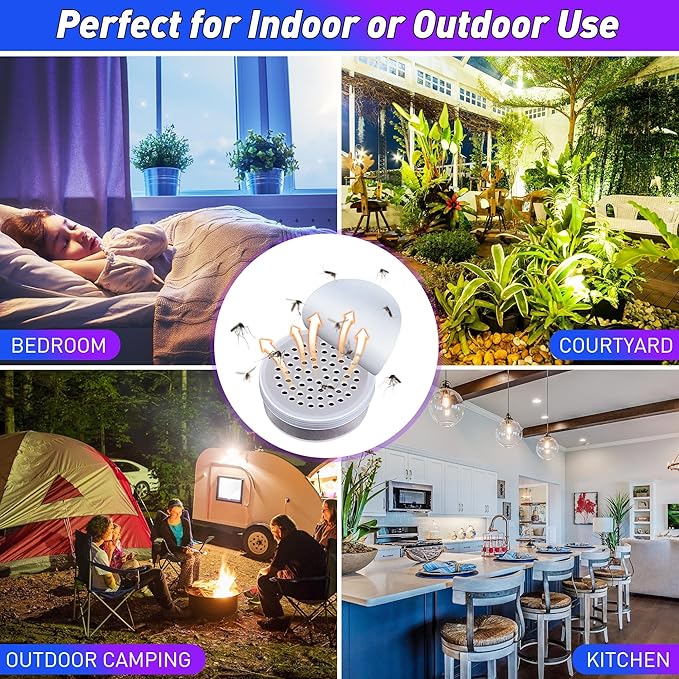 Qualirey 6 Pcs Mosquito Attractant for Bug Zapper, Each Last 60 Day Pest Lure Mosquito Trap Fly Biting Insect Bait Refill High Catch Rate Compatible with DynaTrap and All Insect Trap Indoor Outdoor