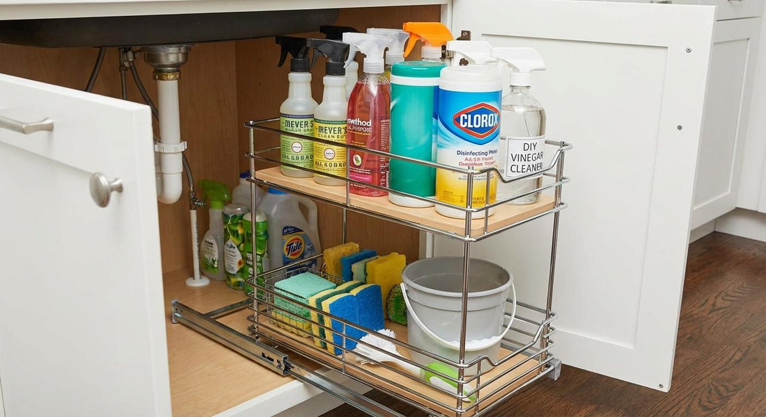 Under-Sink Organizers: Stop Losing Cleaning Supplies Behind the Pipes