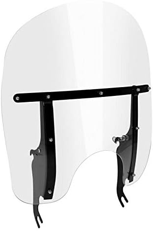 Green-L Clear Windshield Fit for Harley 2000-2017 Heritage Softail Classic Slim Deluxe Fat Boy Motorcycle Windscreen