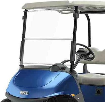 GCA EZGO RXV CLEAR Folding Windshield (Years 2008-2023)