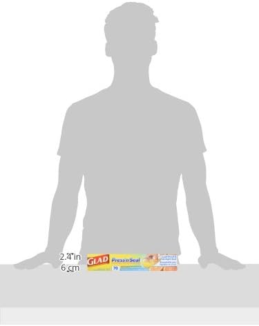 Glad Press'N Seal Food Plastic Wrap, 70 Square Foot Roll (Package May Vary) (Pack of 12)