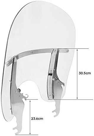 TCMT Clear Windscreen Windshield Fit For Harley Softail Slim Deluxe Fat Boy Heritage Softail Classic FLS FLSS FLST FLSTC FLSTF FLSTFB FLSTFBS 2000-2017