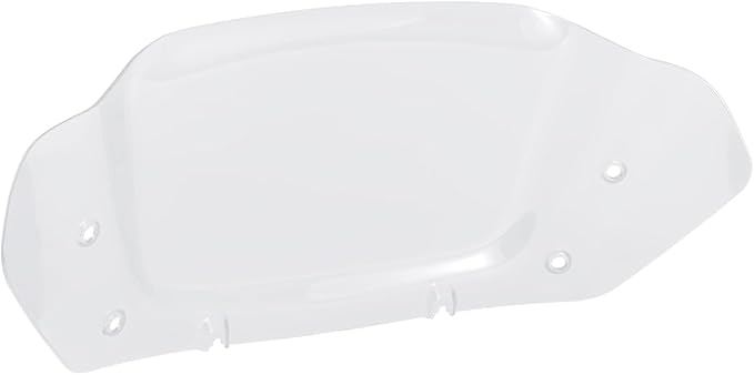 WYNMOTO Clear 10"Wave Windshield Windscreen Wind Splitter Fit for Harley Davidson CVO Street Glide FLHXSE 2023-2024, Street Glide FLHX 2024-up (Clear)