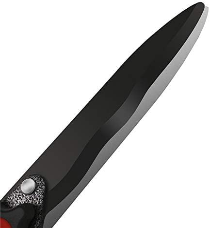 GARTOL 23-Inch Hedge Shears with 9‘’ Extra Thick High Carbon Steel Wavy-Blade, Precision Cutting | Rust-Resistant Ergonomic Handles with TPR Grip, Adjustable Tension Knob & Shock-Absorbing Bumpers