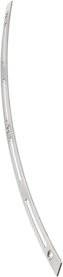 WYNMOTO Polished Stainless Slotted Batwing Windshield Windscreen Trim Chrome Compatible for 96-13 Harley Touring Electra Street Glide Ultra Limited Tri Glide 1996-2013