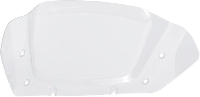 WYNMOTO Clear 10"Wave Windshield Windscreen Wind Splitter Fit for Harley Davidson CVO Street Glide FLHXSE 2023-2024, Street Glide FLHX 2024-up (Clear)