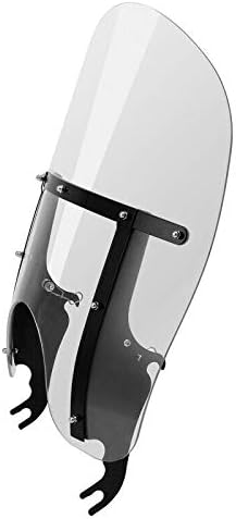 Green-L Clear Windshield Fit for Harley 2000-2017 Heritage Softail Classic Slim Deluxe Fat Boy Motorcycle Windscreen