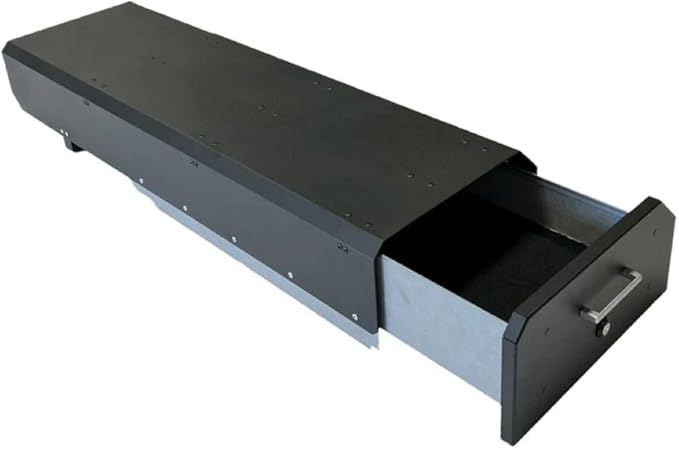 GearLok UnderSeat SideSlide Truck Locker – Secure Under Seat Storage for Trucks – Lockable Truck Organizers and Storage for Tools, Ammo and Equipment