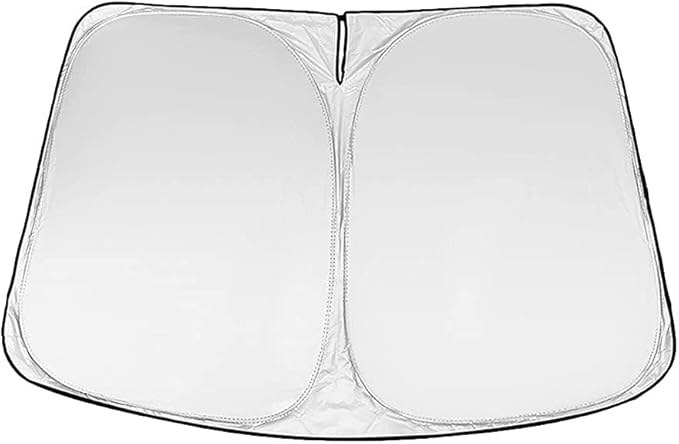 D-Lumina Windshield Sunshade - Compatible with Freightliner Sprinter & Mercedes Benz Sprinter Cargo, Crew, Passenger Motorhome 2007-2025 - Foldable Front Window Sun Protector, Sunshade, Heat Shield