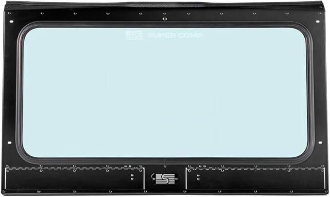 Front Windshield for Can-Am Defender (2020 - 2025) Shatter Resistant with Built-in UTV Windshield Vents, Easy Install Back Window, SXS Accessories for Rugged Terrain